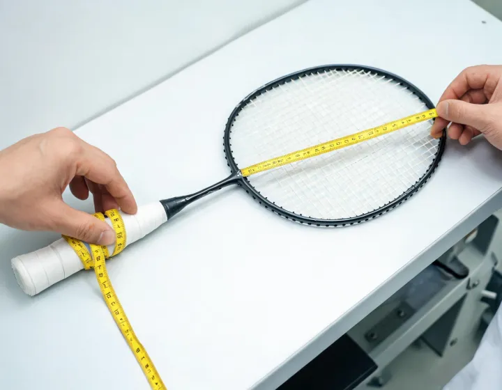 Racket grip and frame measurement review